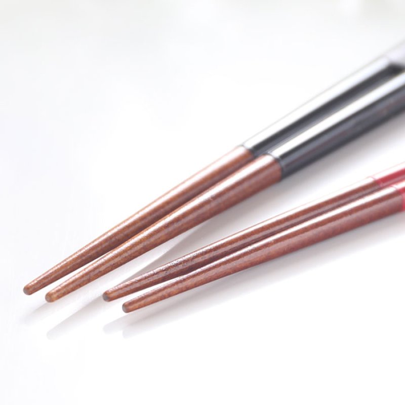 画像6: 名入れ 夫婦箸 《 いい夫婦（金しぶき）X-890 》 ペア ギフト 木箱入り 箸 夫婦箸 兵左衛門 名前入り 名入れ 母の日 父の日  結婚 入籍 最短 (6)