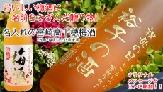 画像2: 名入れ 梅酒《 宮崎 高千穂 梅酒 720ml 桐箱入り 》 (2)
