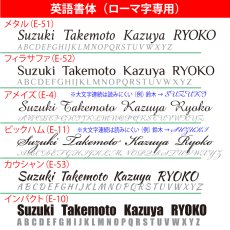 画像17: 名入れ ボールペン 3点 セット 《  パーカー ボールペン アルミ製 カード フセンブック  》 純正BOX PARKER 名入れプレゼント ギフト (17)