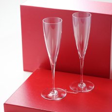 画像5: 退職祝い 還暦祝い 名入れ ワイングラス バカラ（ Baccarat ） ( ドンペリニョン ) シャンパン フルート ペア セット（ 2個 ）プレゼント ギフト 彫刻 名前入り 名入れ 結婚祝い 還暦祝い 退職祝い 金婚式 最短 (5)