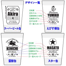 画像12: 名入れ タンブラー 父の日 プレゼント 《  缶ビール風 ガラス製ビアタンブラー  カラーグラス  470ml  》 男性 父 丈夫 強い ビール 名前入り ギフト お父さん 還暦祝い 退職祝い 60歳 記念品 おしゃれ 70歳 お祝い 女性 40代 50代 60代 70代 80代 即日 定年 実用的 2025 (12)