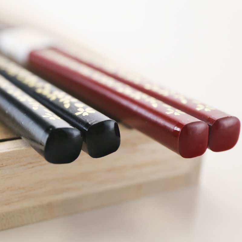 画像6: 名入れ ギフト プレゼント《桐箱入り 箸 夫婦箸 江戸桜園》母の日 父の日 結婚 入籍 結婚式 両親贈呈品 金婚式 はし ハシ hashi hasi (6)