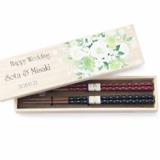 画像5: 名入れ ギフト プレゼント《桐箱入り 箸 夫婦箸 縁起紋》母の日 父の日 結婚 入籍 結婚式 両親贈呈品 金婚式 はし ハシ hashi hasi (5)