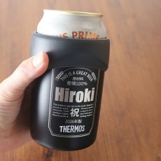 画像4: 名入れ サーモス 保冷缶ホルダー 350ml缶用 缶ビール風デザイン THERMOS JDU-351 お誕生日 還暦祝い プレゼント 名入れ 名前入りギフト 名入れギフト 最短 即日発送 実用的 2026 (4)