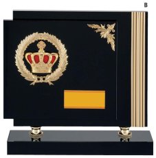 表彰盾 名入れ Gold Star D005 B（310×320mm）