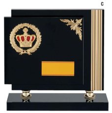表彰盾 名入れ Gold Star D005 C（275×280mm）
