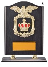 表彰盾 名入れ Gold Star D010 C（270×210mm）