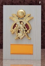 野球 表彰盾 名入れ Gold Star D082 F（210×150mm）