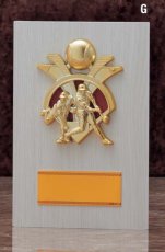 野球 表彰盾 名入れ Gold Star D082 G（180×120mm）