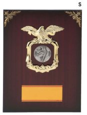 表彰盾 名入れ MBレリーフ Gold Star V118 S（385×290mm）