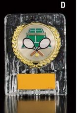 表彰盾 名入れ MX・CL・BKレリーフ Gold Star V122 D（110×85mm）