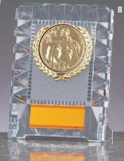 表彰盾 名入れ MX・CL・BKレリーフ Gold Star V126 B（145×110mm）