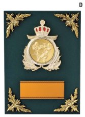 表彰盾 名入れ MPレリーフ Gold Star V133 D（260×190mm）