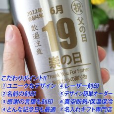 画像5: 名入れ タンブラー 記念日 日めくりカレンダー風デザイン ○○の日 プレゼント 誕生日 記念日 に おすすめ プレゼント お誕生日 還暦祝い 名前入り 名入れギフト 《  真空ステンレスタンブラー 450ml  》ステンレス 最短 即日発送 女性 男性 酒器 グラス 実用的 2026 (5)