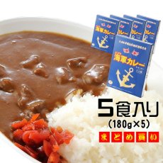よこすか海軍カレー 調味商事 ネイビーブルー レトルトカレー 中辛 180g×1食入 5個 鉄腕DASH 鉄腕 ダッシュ DASH 最短 実用的 2026